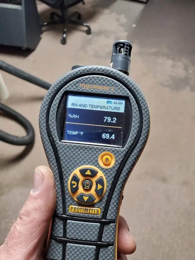 Moisture meter humidity assessment for Fire & Smoke Damage Restoration in Hampstead